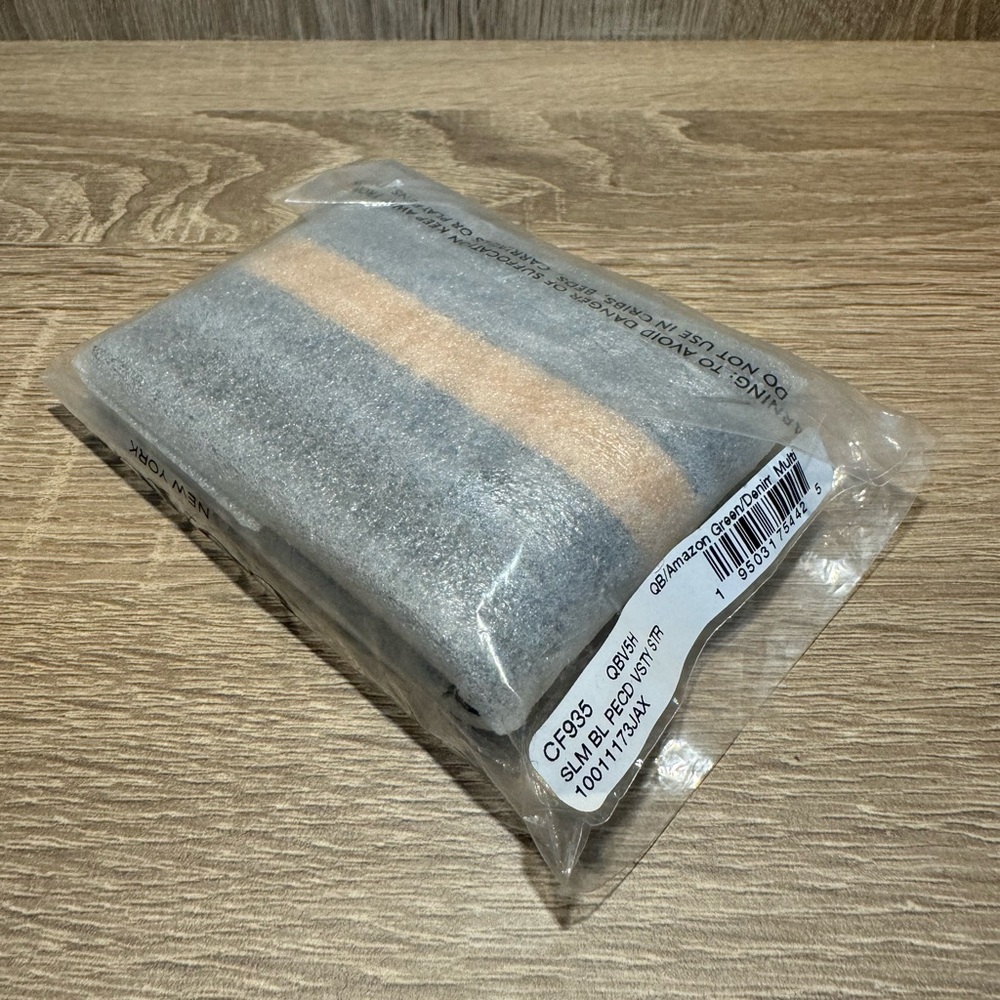 Slim Billfold Wallet With Varsity Stripe